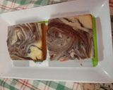 A picture of step 6 of Marble cake 🎂 on stove.