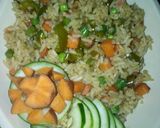 A picture of step 4 of Brown fried rice.