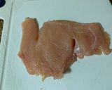 A picture of step 1 of Bon Bon Chicken.