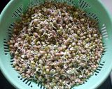A picture of step 1 of Moong Matki (moth) Misal Pav.