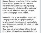 A picture of step 1 of Kue pulut.