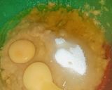 A picture of step 1 of Butterscotch Banana Cake.
