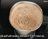 A picture of step 1 of Chocolate brownie without oven.
