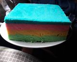 Foto langkah ke 9 dari resep Rainbow cake cetar.