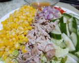 Foto langkah ke 5 dari resep JAGUNG TUNA SALAD dressing madu lime.