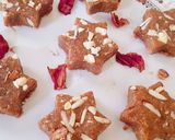 A picture of step 8 of Cashew nuts kernel star barfi.