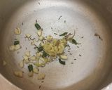 A picture of step 3 of Mixdal palak.
