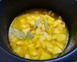 Currys-kókusztejes-citromos krumplifőzelék recept fázis 2 fotója