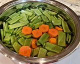 Foto del paso 2 de la receta: Hervido de judías verdes y zanahorias