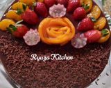 Foto langkah ke 2 dari resep Pudding choco fruits b'day.