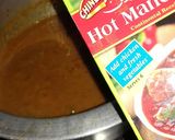 A picture of step 5 of Boneless Chicken Manchurian Curry 👌.