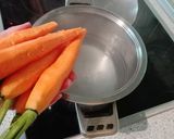 Foto del paso 1 de la receta: Zanahorias a la parrilla con miso picante