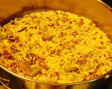 A picture of step 3 of Kollu pulao (Horse gram pulao).