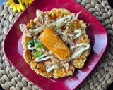 Foto langkah ke 9 dari resep Okonomiyaki Seafood Salmon Sederhana.