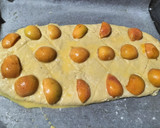 Foto del paso 17 de la receta: Coca de San Juan con albaricoques y almendras