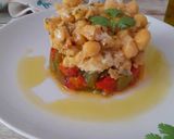 Foto del paso 6 de la receta: Garbanzos con queso de cabra y pimientos