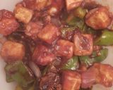 A picture of step 4 of Chilli Paneer.