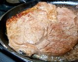 A picture of step 3 of My Sizzling Steak in a BBQ whiskey Sauce. 🤗🤗.