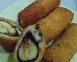 Foto langkah ke 5 dari resep Roti gulung pisang coklat.