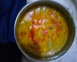 A picture of step 6 of Lauki chana dal.