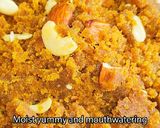 A picture of step 6 of Instant Moong Dal Halwa.