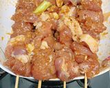 Hình bước làm 3 của món Thịt xiên nướng (Nồi chiên không dầu)