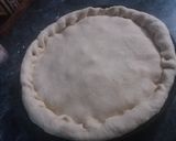 Foto del paso 4 de la receta: Pizza de Jamón y morrones rellena a los 4 quesos!