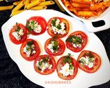 A picture of step 5 of Italian Penne All' Arrabbiata with Insalata Caprese.