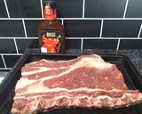 Foto del paso 1 de la receta: Asado americano a la barbacoa con boniato al horno y coleslaw