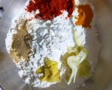 A picture of step 2 of Gobhi Manchurian.