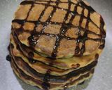 A picture of step 4 of Banana pancakes.