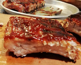 Foto del paso 5 de la receta: Ribs con barbacoa, ensalada de rúcula y batatas fritas