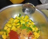 A picture of step 4 of Mango pickle.