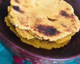 A picture of step 3 of Cornmeal roti.