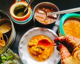 A picture of step 6 of White Matar Curry 😋 Matar chaat masala.
