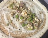 A picture of step 6 of Masala dosa.
