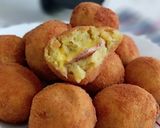 عکس مرحله 2 از دستور سیب زمینی سوخاری(توپکِ سیب زمینی)🥔😋