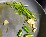 A picture of step 1 of Shahi paneer.