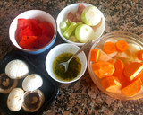 Foto del paso 1 de la receta: Brochetas de champiñones y verduras asadas #recetariocamino