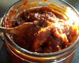 A picture of step 1 of Mandys Smokey Burger Sauce.