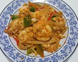 รูปขั้นตอนการทำที่ 3 ของ กุ้งผัดผงกะหรี่