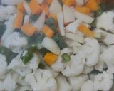 A picture of step 4 of Mixed vegetable curry.
