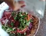A picture of step 2 of Purple Cabage Salad.