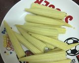 玉米筍肉捲的食譜步驟2照片