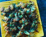 A picture of step 5 of Punjabi Masala Aaloo Gobhi.