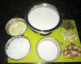 A picture of step 1 of Sabudana kheer.