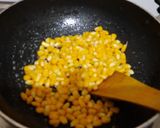 A picture of step 3 of Mall PVR style spicy corn black salt butter masala.