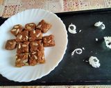 A picture of step 5 of Dry coconut and jaggery Burfi.