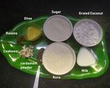 A picture of step 1 of Rava (Semolina) Ladoo / Sooji Ladoo / Easy Special Sweet for Diwali.