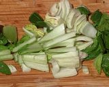 A picture of step 5 of Gyoza Soup.